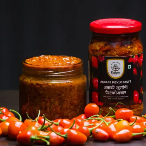 Round chilli pickle paste, Kalpa Vrikshya