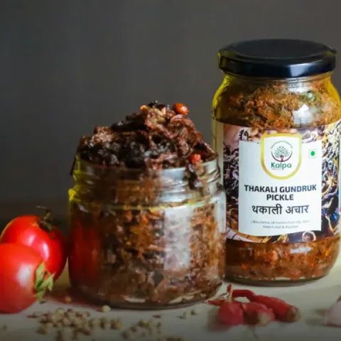 Thakali gundruk in oil, Kalpa Vrikshya